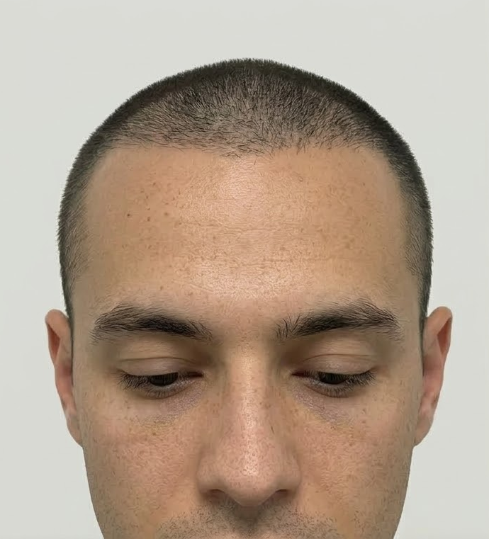 Frontal/Hairline example
